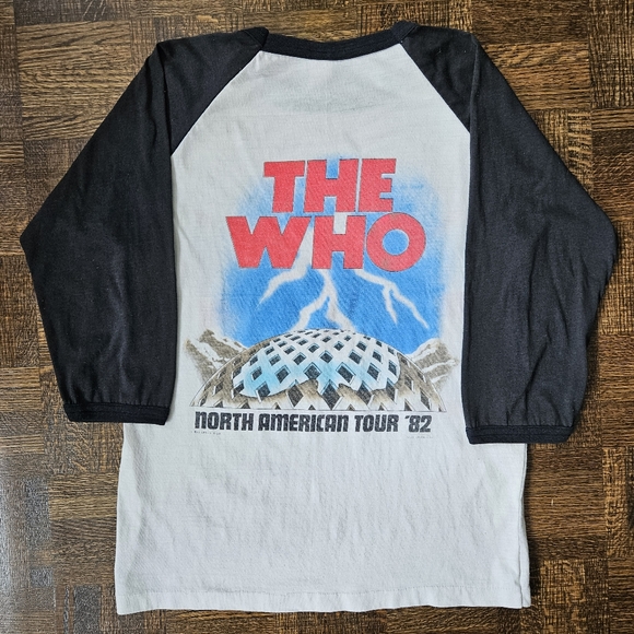 Vintage 1982 The Who North American Tour Band Tshirt - Picture 5 of 10
